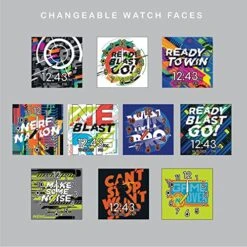 Accutime Nerf Kids Orange Educational Learning Touchscreen Smart Watch Toy For Girls, Boys, Toddlers - Selfie Cam, Learning Games, Alarm, Calculator, Pedometer & More (Model: NRF4019AZ) 7 Accutime Nerf Kids Orange Educational Learning Touchscreen Smart Watch Toy For Girls, Boys, Toddlers - Selfie Cam, Learning Games, Alarm, Calculator, Pedometer & More (Model: NRF4019AZ) -Folkmanis Toys Shop 51GU0L7UE3L