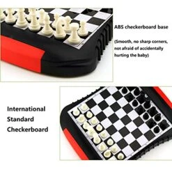 Professional Chess Set Magnetic Travel Drawer Storage Convenient To Carry To School Camping-Educational Toys For Kids And Adults Intellectual Games ( Color : Black ) 8 Professional Chess Set Magnetic Travel Drawer Storage Convenient To Carry To School Camping-Educational Toys For Kids And Adults Intellectual Games ( Color : Black ) -Folkmanis Toys Shop 51GYJBRrjeL