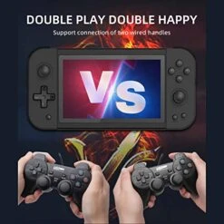 Yegan Powkiddy X51 Handheld Game Console With 5700+Games, 5inch HD IPS Screen Linux System Chip ATM7051 Portable Handheld Nostalgic Arcade Retro Game Machine, 64g, 3000mAh -Folkmanis Toys Shop 51GcMOoHNGL