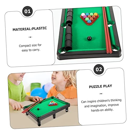 Ibasenice 2 Sets Desktop Toys Mini Toys Educational Toys Games For Kids Boys Billiard Game Plaything Kids Play Table Toy Ball Table Tennis Billiards Plastic Set Puzzle Child Kids Pool Table 5 Ibasenice 2 Sets Desktop Toys Mini Toys Educational Toys Games For Kids Boys Billiard Game Plaything Kids Play Table Toy Ball Table Tennis Billiards Plastic Set Puzzle Child Kids Pool Table - Image 3