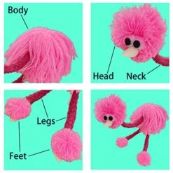 GENERIC Ostrich Puppet-Marionette Puppets-Animal Hand Puppets For Kids-Bird String Puppet-Bird Puppet -Parent-Child Interactive Educational Toys-Outdoor And Home Play.Random Color(3 Pcs), 9.5*4.*11in -Folkmanis Toys Shop 51Go74ORk4L