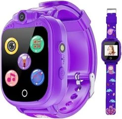 PROGRACE Kids Smart Watches With 90°Rotatable Camera Smartwatch Touch Screen Kids Watch Music Pedometer Flashlight Games Alarm Clock Digital Wrist Watch Gift For Boys Age 3-12 Years Old Boy Toys Blue 18 PROGRACE Kids Smart Watches With 90°Rotatable Camera Smartwatch Touch Screen Kids Watch Music Pedometer Flashlight Games Alarm Clock Digital Wrist Watch Gift For Boys Age 3-12 Years Old Boy Toys Blue -Folkmanis Toys Shop 51GpGfEZv3L. AC