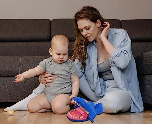 MAYTRBOU Shark Bite Game Toys With Light Dentist Game Board Game For Kids Push Teeth Down Biting Finger Game(Batteries Not Included) 5 MAYTRBOU Shark Bite Game Toys With Light Dentist Game Board Game For Kids Push Teeth Down Biting Finger Game(Batteries Not Included) - Image 3