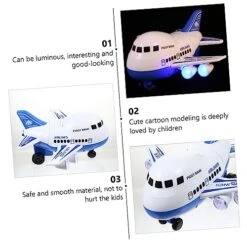 Totority 1pc Airplane Piggy Bank Plastic Piggy Bank Air Planes For Kids Toy For Kids Piggy Box Puzzle Toy Plastic Coin Box Money Box Toy Piggy Bank Playthings Saving Pot Toy Bracket Box -Folkmanis Toys Shop 51GzW38YlDL