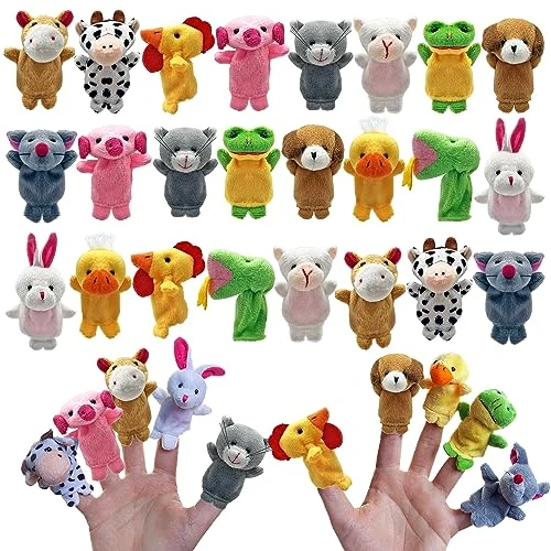 24 PCS Finger Puppets Set Mini Stuffed Animals Finger Puppet Toys For Storytelling Playing Teaching Shows Playtime Schools Birthday Party Gift Favor Supplies 3 24 PCS Finger Puppets Set Mini Stuffed Animals Finger Puppet Toys For Storytelling Playing Teaching Shows Playtime Schools Birthday Party Gift Favor Supplies