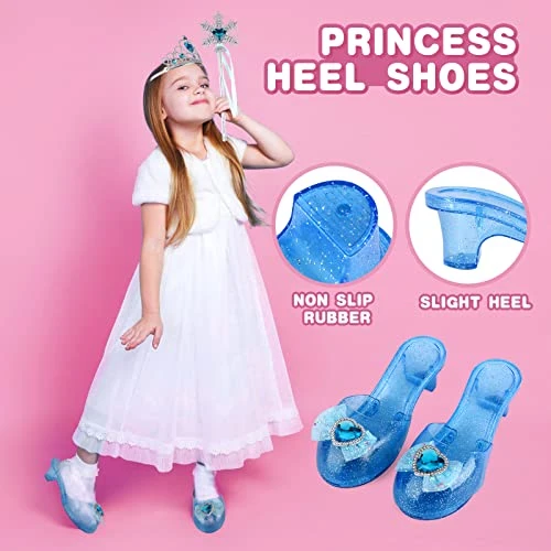 Princess Dress Up Shoes And Jewelry Boutique, Princess Role Play Set Incl Cloak,Color Skirts,Shoes,Crowns,Bags, Princess Accessories, Gifts Toys For Age 3 4 5 6 Years Old Girls Toddlers 5 Princess Dress Up Shoes And Jewelry Boutique, Princess Role Play Set Incl Cloak,Color Skirts,Shoes,Crowns,Bags, Princess Accessories, Gifts Toys For Age 3 4 5 6 Years Old Girls Toddlers - Image 3