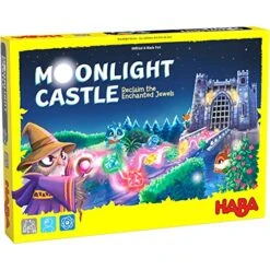 HABA Moonlight Castle - Children's Board Game With 3D Castle And Floating Gems