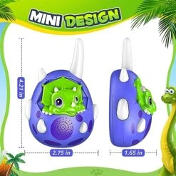 Dinosaur Walkie Talkies Toys For Kids: DASTION-99 Walkie Talkie Dinosaur Toy For Kids 3-5 6 Year Old Boys Girls Birthday Gifts For 3 4 5 6 Year Old Boy Girl Outdoor Camping Hiking Games For Kid 2 Pack 12 Dinosaur Walkie Talkies Toys For Kids: DASTION-99 Walkie Talkie Dinosaur Toy For Kids 3-5 6 Year Old Boys Girls Birthday Gifts For 3 4 5 6 Year Old Boy Girl Outdoor Camping Hiking Games For Kid 2 Pack -Folkmanis Toys Shop 51HEPajfDNL