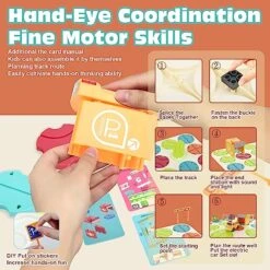 Brain Teasers Kid Puzzle Board Games - STEM Toy Track Maze School Bus Has Music Lamplight Effects, Educational Montessori Birthday Gift For Ages 3-12 Year Old Boys Girls, Interactive Toys For Kids 3-5 11 Brain Teasers Kid Puzzle Board Games - STEM Toy Track Maze School Bus Has Music Lamplight Effects, Educational Montessori Birthday Gift For Ages 3-12 Year Old Boys Girls, Interactive Toys For Kids 3-5 -Folkmanis Toys Shop 51HG1ApkQ5L