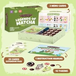 Sabobatage Expansion Pack: Legends Of Matcha - Easy Family-Friendly Party Game | Card Games For Adults, Teens & Kids | 2-7 Players 13 Sabobatage Expansion Pack: Legends Of Matcha - Easy Family-Friendly Party Game | Card Games For Adults, Teens & Kids | 2-7 Players -Folkmanis Toys Shop 51HSf4I6D1L