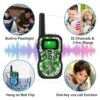 Caferria 3 Pack Walkie Talkies For Kids, 3 KMs Range Kids Walkie Talkies With 22 Channel 2 Way Radio, Kids Toys With Backlit LCD Flashlight, Toys For Boys And Girls Outdoor Adventure, Camping, Hiking