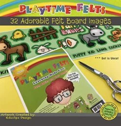 Playtime Felts Farm Babies And Their Names - Fun Flannel Board Story Set With 32 Pieces And Story Script -Folkmanis Toys Shop 51HgXMPl80L