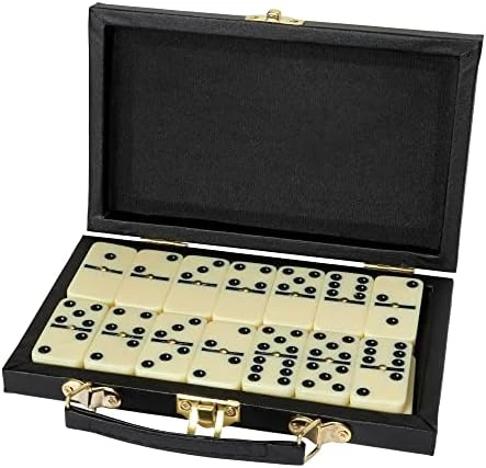 Kicko Domino Set - Premium Classic 28 Pieces Double Six In Durable Wooden Brown Box For Boys, Girls, Party Favors And Anytime Use - Up To 2-4 Players 9 Kicko Domino Set - Premium Classic 28 Pieces Double Six In Durable Wooden Brown Box For Boys, Girls, Party Favors And Anytime Use - Up To 2-4 Players - Image 7