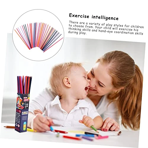 EXCEART 1 Set Color Game Stick Toy For Kids Desktop Toys Kids Wooden Toys Bamboo Picks Multi-Person Interactive Toys Educational Sticks Game The Stick Colorful Classic Parent-Child 7 EXCEART 1 Set Color Game Stick Toy For Kids Desktop Toys Kids Wooden Toys Bamboo Picks Multi-Person Interactive Toys Educational Sticks Game The Stick Colorful Classic Parent-Child - Image 5