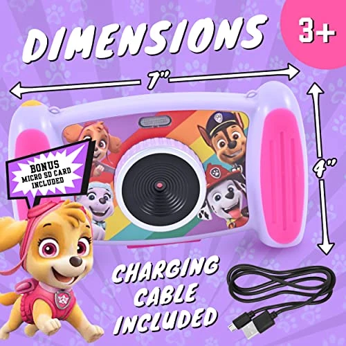 GENERIC First Trends Paw Patrol Interactive Camera For Kids, Fun Rechargeable Camera For Children With Video, 4 X Zoom Camera, MP3 Player, Cool Games & More- SD Card Included- Retro Toy For Kids Ages 3+ 5 GENERIC First Trends Paw Patrol Interactive Camera For Kids, Fun Rechargeable Camera For Children With Video, 4 X Zoom Camera, MP3 Player, Cool Games & More- SD Card Included- Retro Toy For Kids Ages 3+ - Image 3