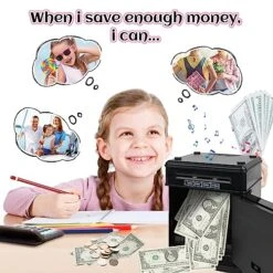 Cash Coin Can ATM Bank,Toys For Ages 8-13, Gifts For Boys 8-12, Girls For 6-12 Years Old, Girl Gifts Age 8-12, The Best Gifts For Kids(Blue) 18 Cash Coin Can ATM Bank,Toys For Ages 8-13, Gifts For Boys 8-12, Girls For 6-12 Years Old, Girl Gifts Age 8-12, The Best Gifts For Kids(Blue) -Folkmanis Toys Shop 51HtE2ctmSL