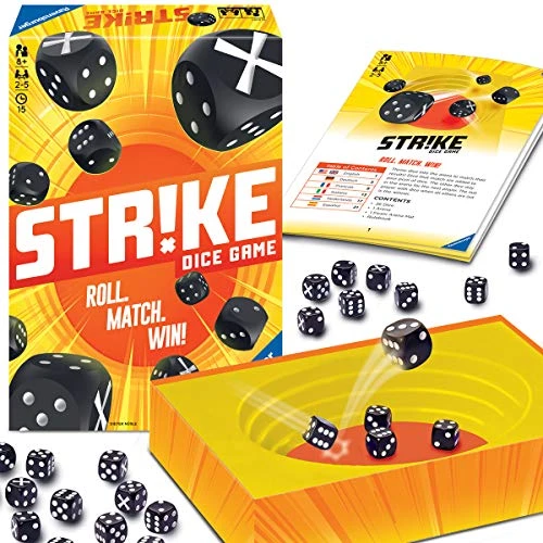 Ravensburger Strike - Classic Dice Game For Kids And Adults - Roll. Match. Win! 3 Ravensburger Strike - Classic Dice Game For Kids And Adults - Roll. Match. Win!