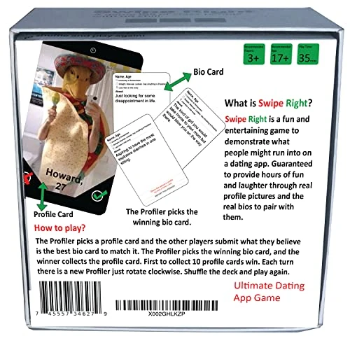 Party Hero Games Swipe Right - The Dating App Game - A Game Full Of Crazy People With No Chill - Hilarious Adult Content 4 Party Hero Games Swipe Right - The Dating App Game - A Game Full Of Crazy People With No Chill - Hilarious Adult Content - Image 2