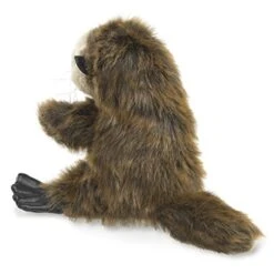 Folkmanis Baby Sea Otter Hand Puppet, Brown