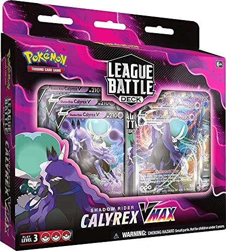 Pokemon Cards: Shadow Rider Calyrex VMAX League Battle Deck 3 Pokemon Cards: Shadow Rider Calyrex VMAX League Battle Deck