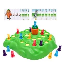 IFEBEGU+Rabbit Trap Intelligence Toys-Cross-Country Game Desktop Children's Educational Toys Parent-Child Interactive Game Interesting Children's Birthday Gifts