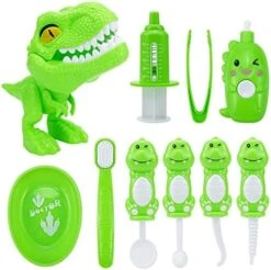 GENERIC Cartoon Dinosaur Children's Dentist Tools Toys Play House Baby Simulation Little Doctor Set * 1 Set Wood Games (C, One Size) -Folkmanis Toys Shop 51IZ63UGbHL. AC