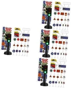 Ibasenice 224 Pcs Equipment Toy Bricks Toys Boys Signs Sand Outdoor Christmas Play Mini Building Toytraffic Supplies Sign Tape Children Cones Warning Favors Signal Boy With LED Pretend -Folkmanis Toys Shop 51IcCcEd5nL. AC