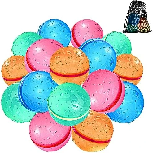 SOPPYCID Reusable Water Bomb Balloons, Magnetic Refillable Water Balls - Pool Toys For Boys And Girls, Beach Outdoor Activities Water Games Toy For Kids Self Sealing Water Splash Ball (6Pack) 9 SOPPYCID Reusable Water Bomb Balloons, Magnetic Refillable Water Balls - Pool Toys For Boys And Girls, Beach Outdoor Activities Water Games Toy For Kids Self Sealing Water Splash Ball (6Pack) - Image 7