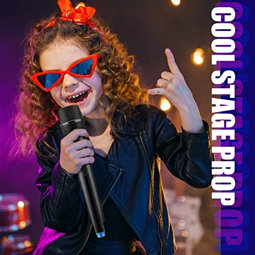 Fake Microphone Prop Toy Plastic Microphone Prop Halloween Play Pretend Microphone Toy For Karaoke Costume Cosplay Reporter Stage Birthday Party Favors, 10.4 In (6 Pieces) 7 Fake Microphone Prop Toy Plastic Microphone Prop Halloween Play Pretend Microphone Toy For Karaoke Costume Cosplay Reporter Stage Birthday Party Favors, 10.4 In (6 Pieces) - Image 5