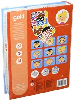 Goki Magnetic Game Funny Faces Girl Learning Toy