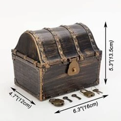 AiFanS Treasure Chest For Kids Prizes,Plastic Treasure Chest With 288 Treasure Gold Coins And Gems,Jewels- Perfect For Pirate Themed Parties And Games 8 AiFanS Treasure Chest For Kids Prizes,Plastic Treasure Chest With 288 Treasure Gold Coins And Gems,Jewels- Perfect For Pirate Themed Parties And Games -Folkmanis Toys Shop 51ImmCzpouL 1