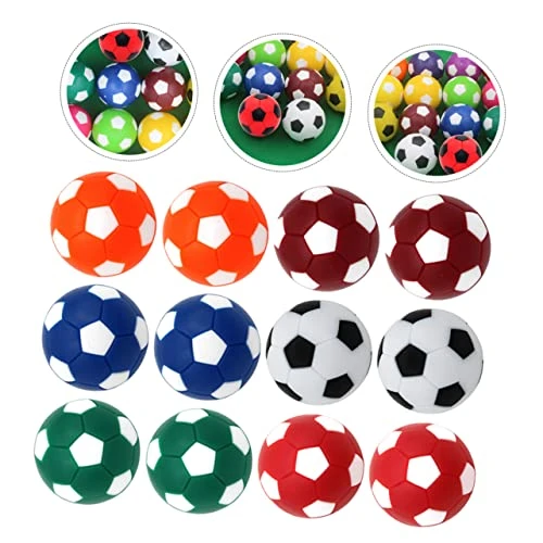 NOLITOY 32 Pcs Table Soccer Desktop Accessories Mini Footballs For Kids Small Balls For Kids Table Football Replacement Regulation Size Foosball Football Table Game Plastic Replace Toy 5 NOLITOY 32 Pcs Table Soccer Desktop Accessories Mini Footballs For Kids Small Balls For Kids Table Football Replacement Regulation Size Foosball Football Table Game Plastic Replace Toy - Image 3