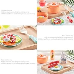 MIS1950s Kitchen Play Set With Accessories- Mini Kitchen Set With Realistic Light Sound - Indoor Games Kitchen Cooking Playset -Christmas Halloween Holiday Toys For Toddlers Children & Girls 12 MIS1950s Kitchen Play Set With Accessories- Mini Kitchen Set With Realistic Light Sound - Indoor Games Kitchen Cooking Playset -Christmas Halloween Holiday Toys For Toddlers Children & Girls -Folkmanis Toys Shop 51JT0sNBQpL