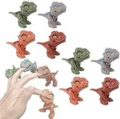 Finger Biting Dinosaur Toy, 2023 Creative Dinosaur Toys Dinosaur Figures, Hand Novelty Toys Finger Dino Toys, Rubber Dinosaur Head Puppets Toys Set For Family Game (2 Sets(8 Pcs)) 18 Finger Biting Dinosaur Toy, 2023 Creative Dinosaur Toys Dinosaur Figures, Hand Novelty Toys Finger Dino Toys, Rubber Dinosaur Head Puppets Toys Set For Family Game (2 Sets(8 Pcs)) -Folkmanis Toys Shop 51JWiHm3qOL. AC