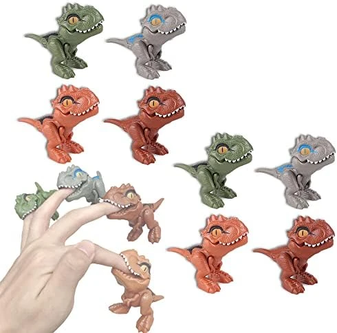 Finger Biting Dinosaur Toy, 2023 Creative Dinosaur Toys Dinosaur Figures, Hand Novelty Toys Finger Dino Toys, Rubber Dinosaur Head Puppets Toys Set For Family Game (2 Sets(8 Pcs)) 10 Finger Biting Dinosaur Toy, 2023 Creative Dinosaur Toys Dinosaur Figures, Hand Novelty Toys Finger Dino Toys, Rubber Dinosaur Head Puppets Toys Set For Family Game (2 Sets(8 Pcs)) - Image 8