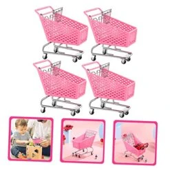 MAGICLULU 4pcs Pink Office Desk Cake Toy Toys Miniature Toy Shopping Cart My Cart Items Small Shopping Cart Shopping Cart Toy Desk Shopping Cart Toy Small Supermarket Cart Trolley 13 MAGICLULU 4pcs Pink Office Desk Cake Toy Toys Miniature Toy Shopping Cart My Cart Items Small Shopping Cart Shopping Cart Toy Desk Shopping Cart Toy Small Supermarket Cart Trolley -Folkmanis Toys Shop 51JXPb1OIJL