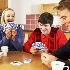 LotFancy Playing Cards, Poker Size Standard Index, 12 Decks Of Cards, For Blackjack, Euchre, Canasta Card Game, Casino Grade, Blue Or Red -Folkmanis Toys Shop 51JYZAnn4jL