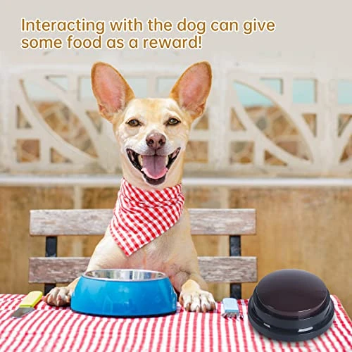 PELTEFLU Voice Recording Button, 30 Second Record Button For Dog Pet Interactivity, Gift For Friend, Family, 8 Color Have Coffee And White 7 PELTEFLU Voice Recording Button, 30 Second Record Button For Dog Pet Interactivity, Gift For Friend, Family, 8 Color Have Coffee And White - Image 5