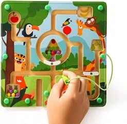 Dorjee Magnetic Maze Game, Magnetic Puzzle Activity For Toddler, Road Trip Travel Toys (Space Explorer) -Folkmanis Toys Shop 51JiUlF2k1L. AC