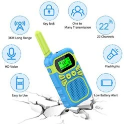 Kids Walkie Talkies For 3-12 Year Old Boys Girls,Children Walkie Talkies 3 KM Long Range & 22 Channels 2 Way Radios,Kids Outdoor Toys Birthday Gift (Battery Operated) 12 Kids Walkie Talkies For 3-12 Year Old Boys Girls,Children Walkie Talkies 3 KM Long Range & 22 Channels 2 Way Radios,Kids Outdoor Toys Birthday Gift (Battery Operated) -Folkmanis Toys Shop 51JjJDYkdEL