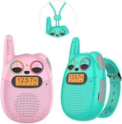 Qniglo Kids Walkie Talkies Rechargeable 3 Pack, Walkie Talkies For Kids With FM VOX Hands-Free Walki Talki With Watch Band & Lanyard For Outdoor Camping Games, Toys Gifts For 3-12 Years Old Boys Girls 30 Qniglo Kids Walkie Talkies Rechargeable 3 Pack, Walkie Talkies For Kids With FM VOX Hands-Free Walki Talki With Watch Band & Lanyard For Outdoor Camping Games, Toys Gifts For 3-12 Years Old Boys Girls -Folkmanis Toys Shop 51JoqilaP1L. AC