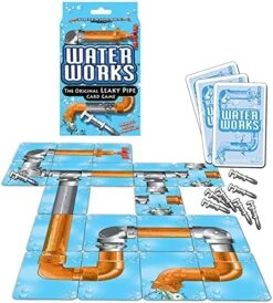 Big Game Toys~Water Works Card Game Leaky Pipe Toy Plumber Metal Wrenches Classic 1970s Sealed