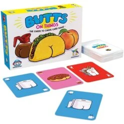 Gamewright - Butts On Things - The Cheek To Cheek Card Game