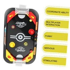 Ibasenice 2 Sets 2 Desktop Chess Boards For Portable Chess Board Tabletop Hokey For Kids Shuffleboard Pucks Mini Curling Game Table Ice Hockey Game Basketball Shooting -Folkmanis Toys Shop 51K0wtJhXWL