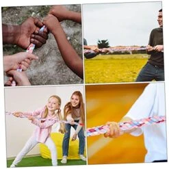 INOOMP Tug Of War Rope Chew Toy Kid Toys Sports Toys Jute Cord Crafts Tug Of War Cord Childrens Tylonal Competition Tug Rope Wear-resistant Rope Tug-of-war Rope Household Battle Rope Pink -Folkmanis Toys Shop 51KQa6cbXvL