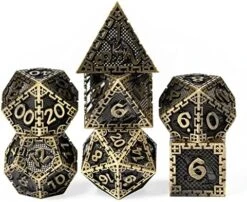 UDIXI Metal DND Dice Set, 7PCS Polyhedral D&D Dice Set Dragon D N D Dice For Dungeons And Dragons, Metal Dice Set D&d For Role Playing Dice (Black 12) 22 UDIXI Metal DND Dice Set, 7PCS Polyhedral D&D Dice Set Dragon D N D Dice For Dungeons And Dragons, Metal Dice Set D&d For Role Playing Dice (Black 12) -Folkmanis Toys Shop 51KTEgAn8OL. AC