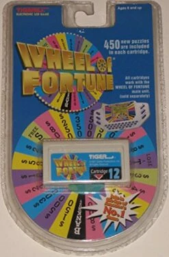 Tiger Electronic Wheel Of Fortune LCD Game Cartridge # 12