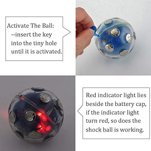 ThinkTop Shock Ball Hot Potato Game, Electric Shocking Game For Christmas, Adventure Funny Novelty Gift Fun Joking For Holiday 6 ThinkTop Shock Ball Hot Potato Game, Electric Shocking Game For Christmas, Adventure Funny Novelty Gift Fun Joking For Holiday - Image 4