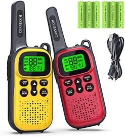 Toys For 3-15 Year Old Boys Girls, CONNECOM Rechargeable Walkie Talkies For Kids 22 Channels 2 Way Radio Toy, Best Gifts For Boys And Girls To Outdoor, Camping, Hiking, Adventure Game -Folkmanis Toys Shop 51KaMuGiGwS. AC 1