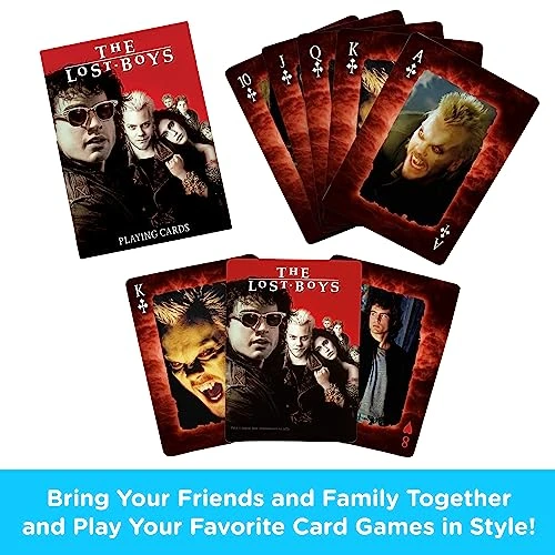 AQUARIUS Lost Boys Playing Cards - Lost Boys Movie Themed Deck Of Cards For Your Favorite Card Games - Officially Licensed Lost Boys Merchandise & Collectibles 4 AQUARIUS Lost Boys Playing Cards - Lost Boys Movie Themed Deck Of Cards For Your Favorite Card Games - Officially Licensed Lost Boys Merchandise & Collectibles - Image 2